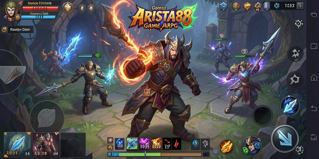 Tampilan gameplay ARPG yang menegangkan dan memukau.