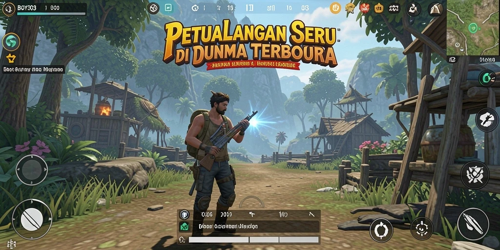 Tampilan gameplay BOY303 yang menakjubkan di dunia terbuka.