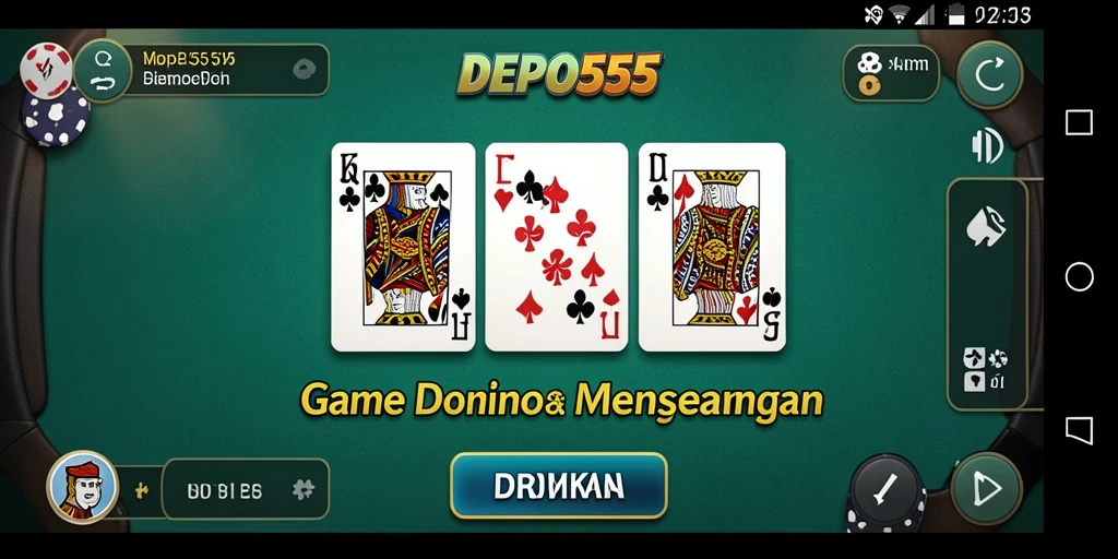 Tampilan gameplay DEPO555 yang menarik dan interaktif.