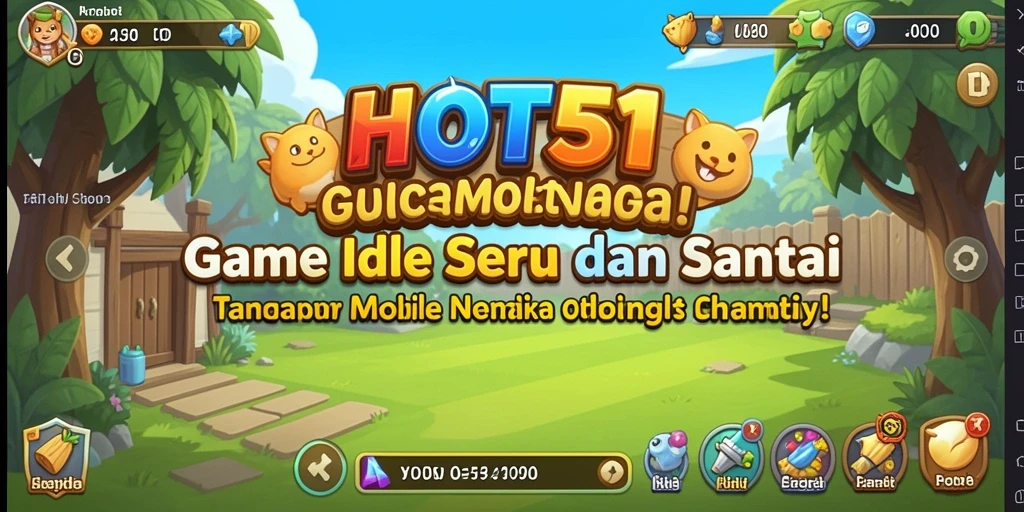 Screenshot HOT51 yang menampilkan gameplay santai dan seru.